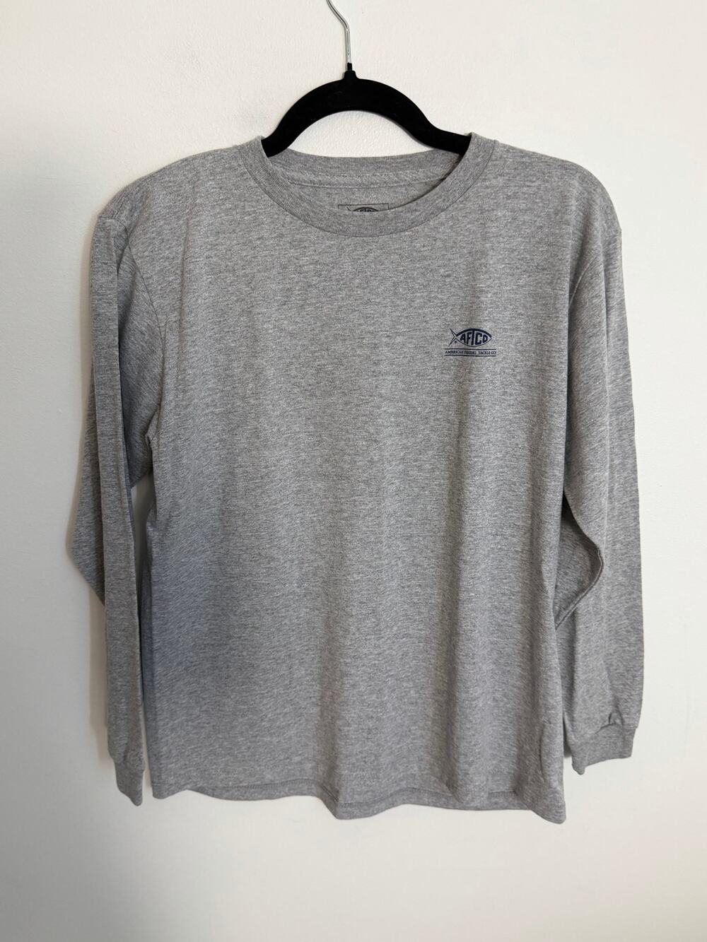 AFTCO Long Sleeve Grey tshirt size large